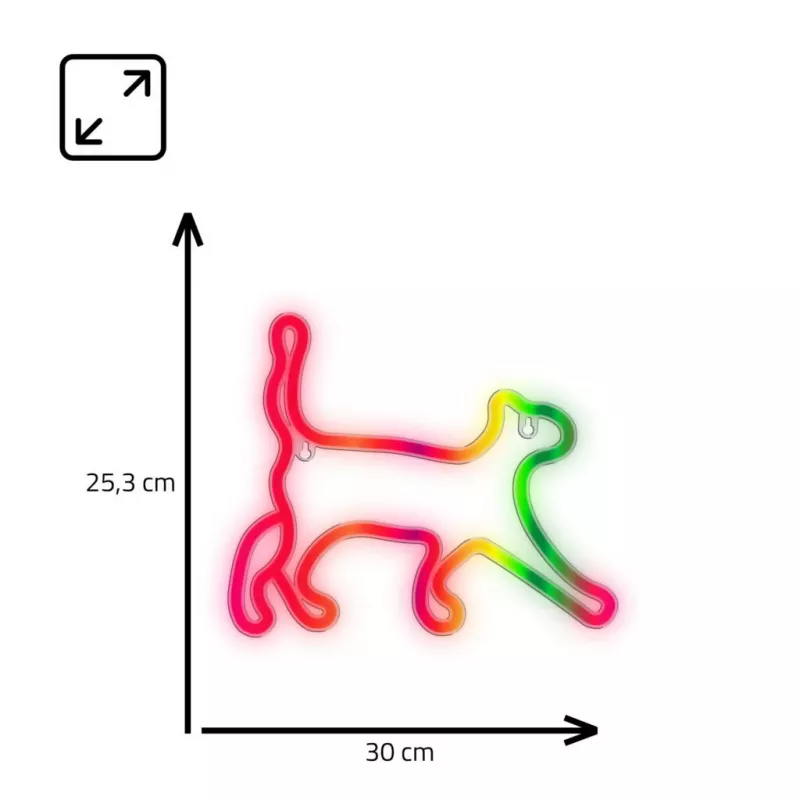 LED Neon Light MANTA SNL60RGB RGB spalvą keičianti juosta, lankstus dekoratyvinis apšvietimas
