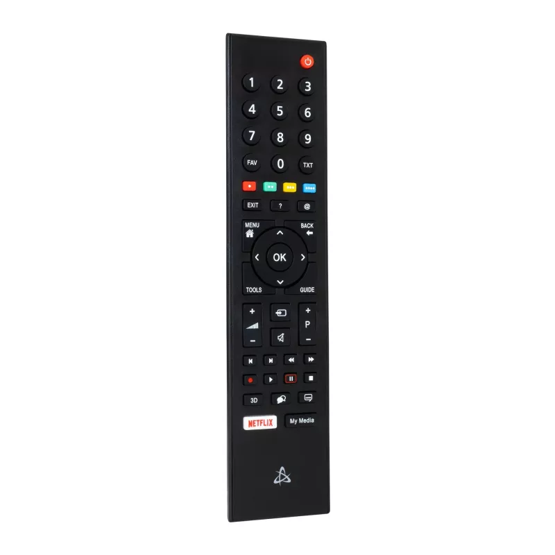 SBOX nuotolinio valdymo pultas RC-01407 — pakaitinis nuotolinio valdymo pultas Grundig televizoriams, universalus suderinamumas su keliais modeliais