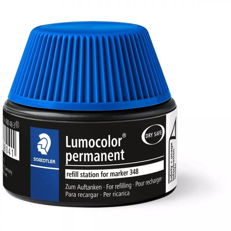 Markerio papildymas Staedtler Lumocolor 488 48-3 Mėlynas 30 ml
