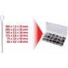 Splint Set ks tools 1000 Pieces 970.0330 — 1000 fiksuojamųjų kaištelių rinkinys