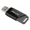 PNY Attaché X, 64 GB, USB Type-A, 3.2 Gen 1 (3.1 Gen 1), 130 MB/s, Dia, Juodas