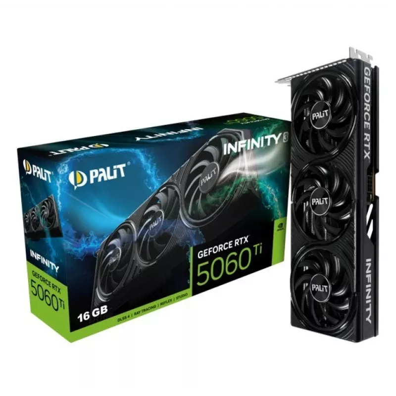Vaizdo plokštė Palit GeForce RTX 5060 Ti 16 GB GDDR7