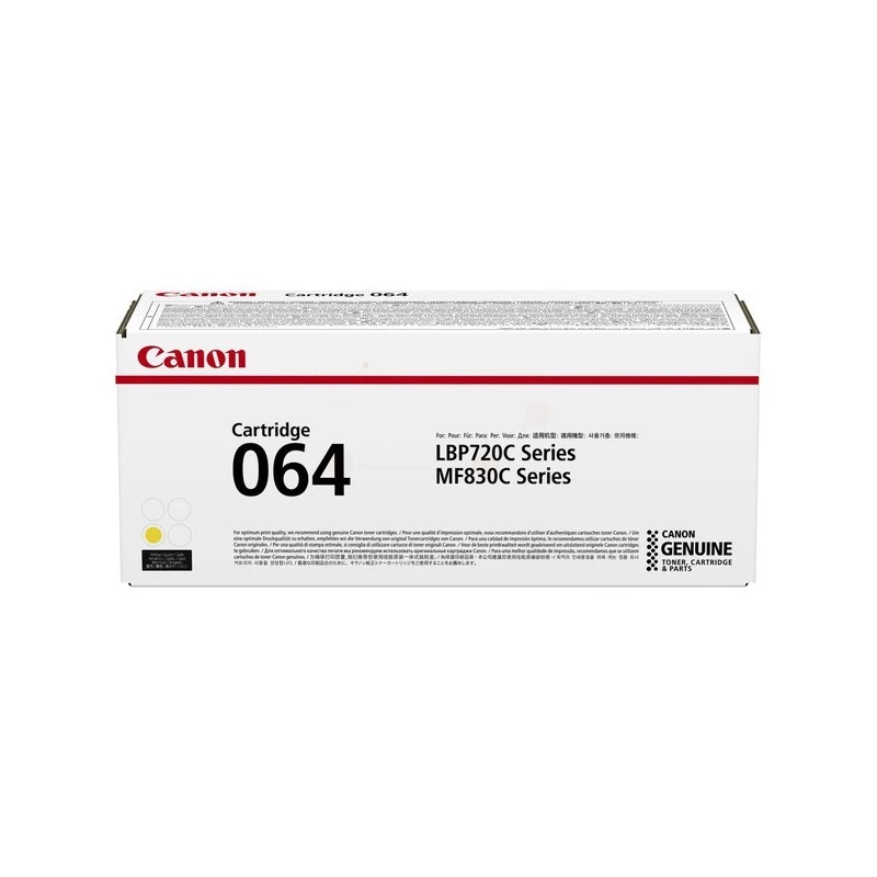 “Canon 064” Tonerio kasetė, 1 vnt., Originali, geltona