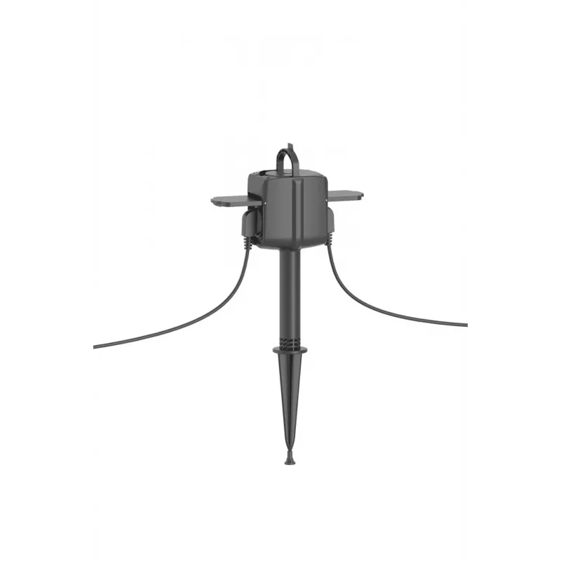 Kištukinis lizdas F tipas WOOX R6079 juodas 230V 16A IP44