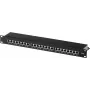 Patch panel helos 146868 — montuojamas į stelažą RJ-45 24 prievadai