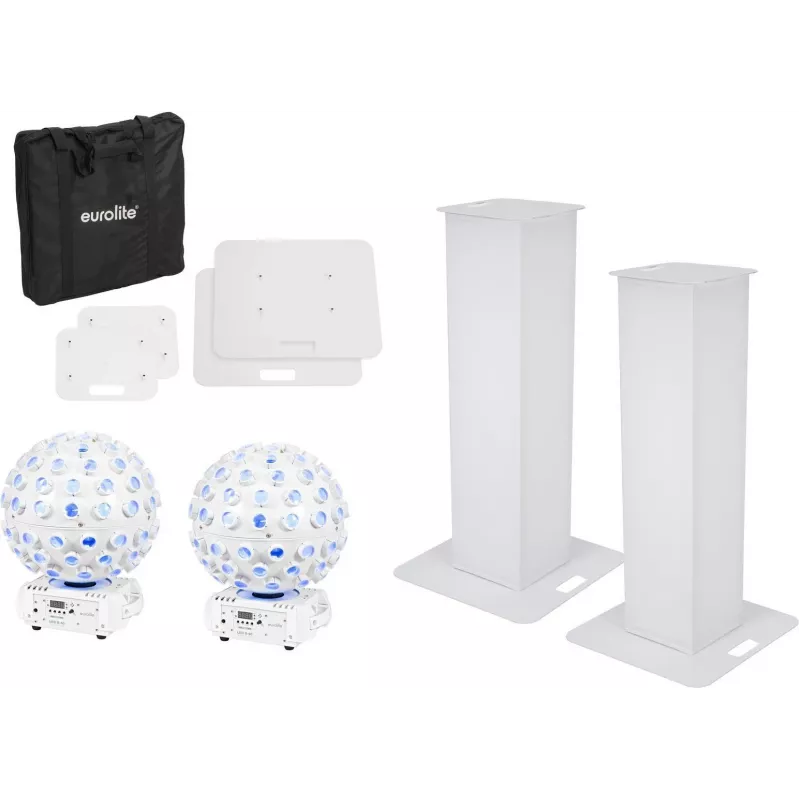 Stovo komplektas EUROLITE 20000652 100 cm su 2× LED B-40 White Effect