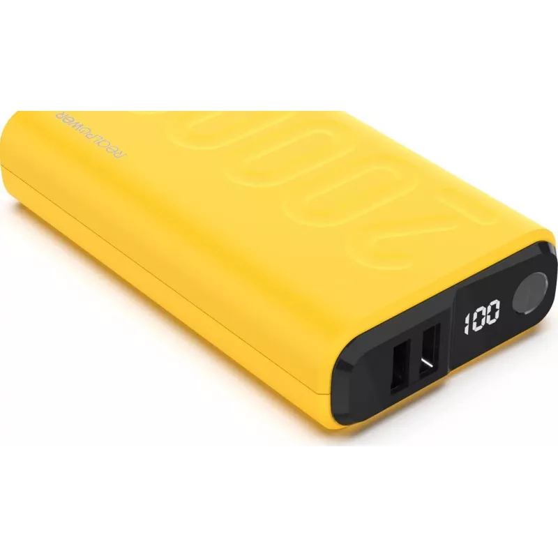 RealPower PB-20000 Lithium Polymer (LiPo) 20000 mAh Geltonas (390655)