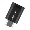 USB atmintinė PNY Elite-X 128 GB USB Type-C 3.2 Gen 1 (3.1 Gen 1) juoda