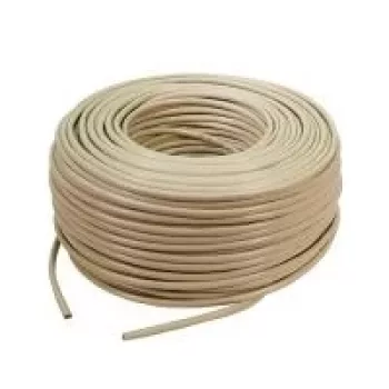 LogiLink montavimo kabelis, Cat. 6, U/UTP, 100 m, šviesiai pilka 4 x 2 AWG 24/1, neekranuotas, CCA kabelis (varis-aliuminis) (CPV0035)
