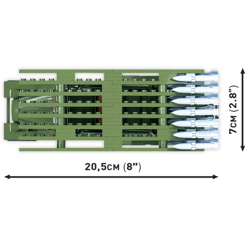 Statybiniai blokeliai COBI BM-13 Katyusha ZIS-6 440 vnt.