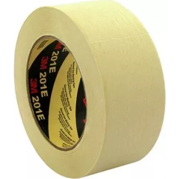 Maskavimo krepo juosta 3M 201E 50 m x 72 mm, jautri slėgiui, popierinis pagrindas