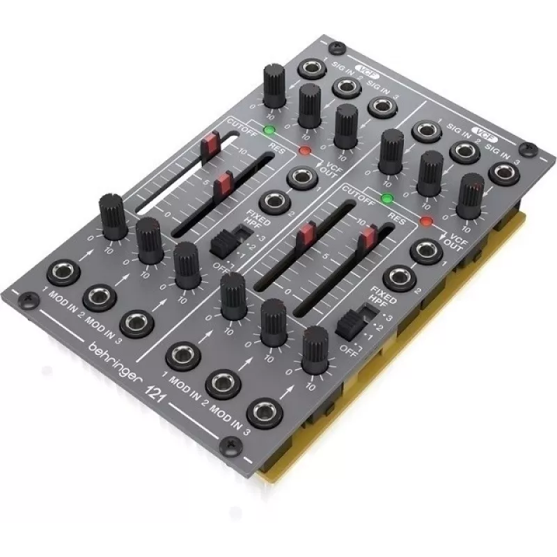 Modulinio sintezatoriaus modulis Behringer Dual VCF 121 — 2 kanalų įtampa valdomi filtrai