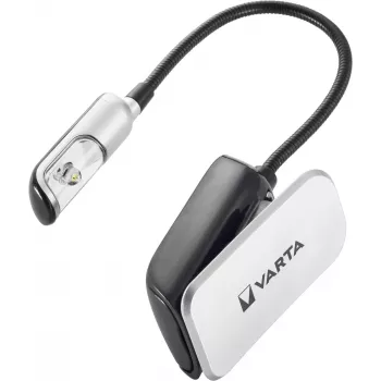 Varta 16618 - Clip Flashlight - juoda - sidabrinė - plastikinė - LED - 1 lempa - 9 lm