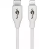 Apple Lightning / USB-C PD įkrovimo rinkinys 30 W, įkroviklis baltas, 1 m laidas, PD