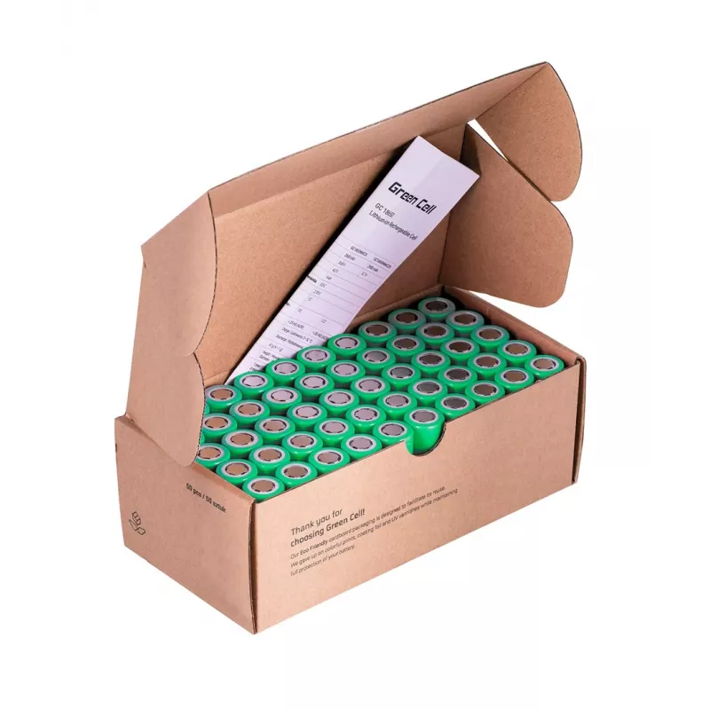 Green Cell 50GC18650NMC29 buitinė baterija įkraunama baterija 18650 ličio jonų (Li-Ion)