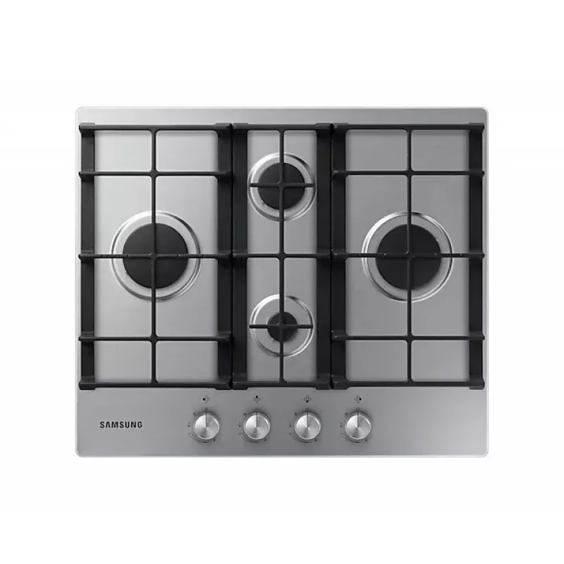 Samsung NA64H3010BS nerūdijantis plienas įmontuojama 56 cm dujinė 4 zonų(-os)
