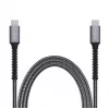 Automobilinio maitinimo adapteris FIXED FIXDA-CC12-GR — 12V DC įvestis, USB-C ir USB išvestys