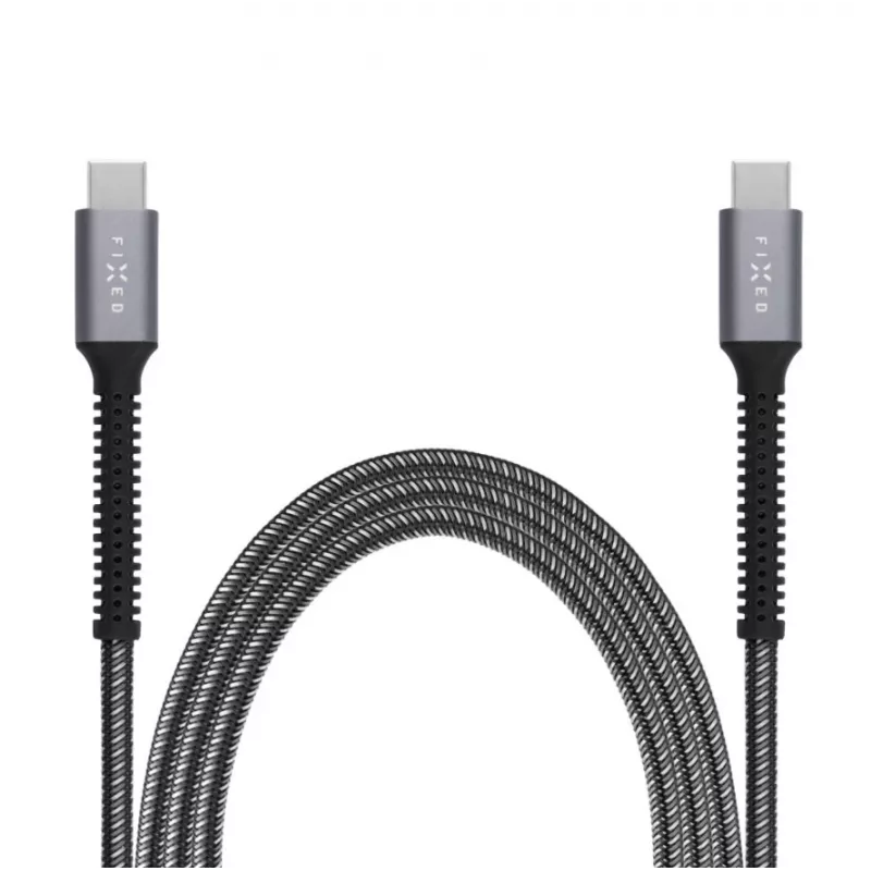 Automobilinio maitinimo adapteris FIXED FIXDA-CC12-GR — 12V DC įvestis, USB-C ir USB išvestys