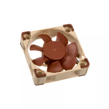 Ventiliatorius Noctua NF-A4x10 PWM 40x10 mm, 12 V, PWM, 1000–5000 RPM, 8,9 m³/h, SSO guolis, raudona/smėlio spalva
