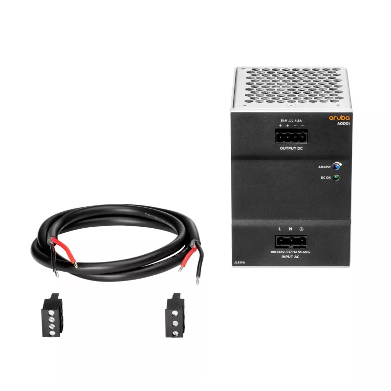 Hewlett Packard Enterprise HPE Aruba - maitinimo blokas - kintamoji srovė 100-240 V - 240 W - skirtas HPE Aruba 4100i (JL819A)