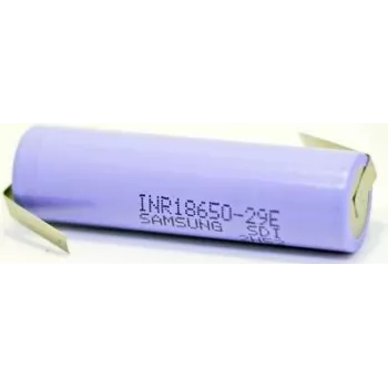 Ličio jonų baterija Samsung INR18650‑29E 2900 mAh plokščia viršutine dalimi aukštai temperatūrai