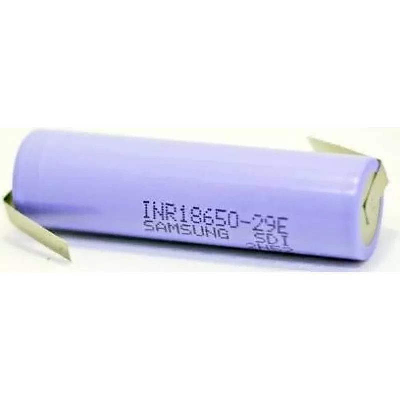 Ličio jonų baterija Samsung INR18650‑29E 2900 mAh plokščia viršutine dalimi aukštai temperatūrai