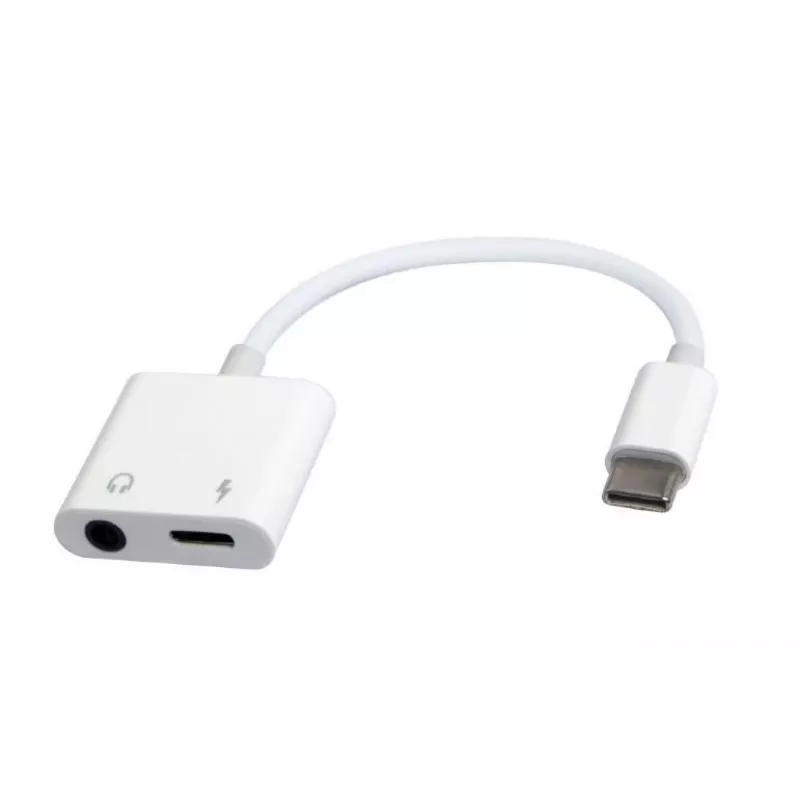 Kabelio jungčių adapteris Gembird A-CM-3.5FP-01 — CDLA USB Type-C į 4 kontaktų 3,5 mm