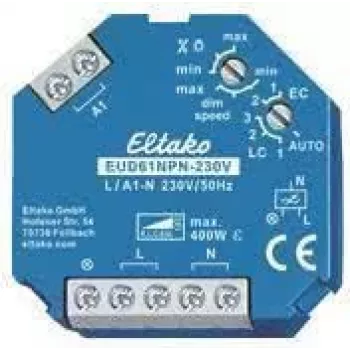 Dimmer jungiklis Eltako EUD61NPN-230V 230V galios MOSFET apšvietimo valdymui