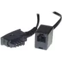 S/CONN 0.2m TAE-F - RJ11 Juodas ShiverPeaks TC 71020