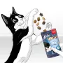 Kačių skanėstai Felix Party Mix Dairy Delight 60 g — traškūs pieno skonio užkandžiai suaugusioms katėms, baltymai 35%, riebalai 19,5%