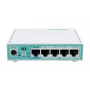 Mikrotik hEX laidinis maršruto parinktuvas Gigabit Ethernet baltas