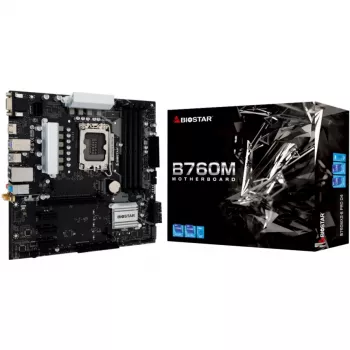 Biostar B760MX2-E Pro D4 pagrindinė plokštė – B760 – Socket 1700 – Micro ATX