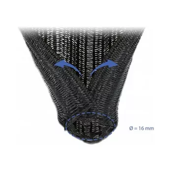 Pintinė mova DeLOCK 19033 10 m x 16 mm juoda