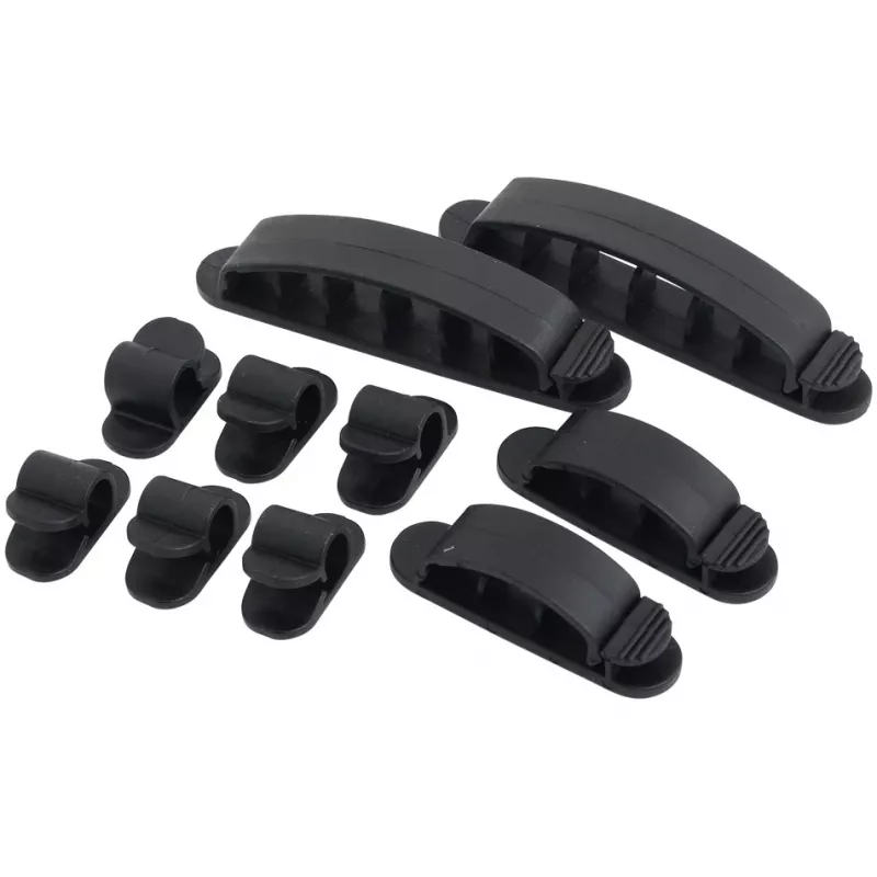 LogiLink KAB0039 kabelių raištis, juodas, 10 vnt.