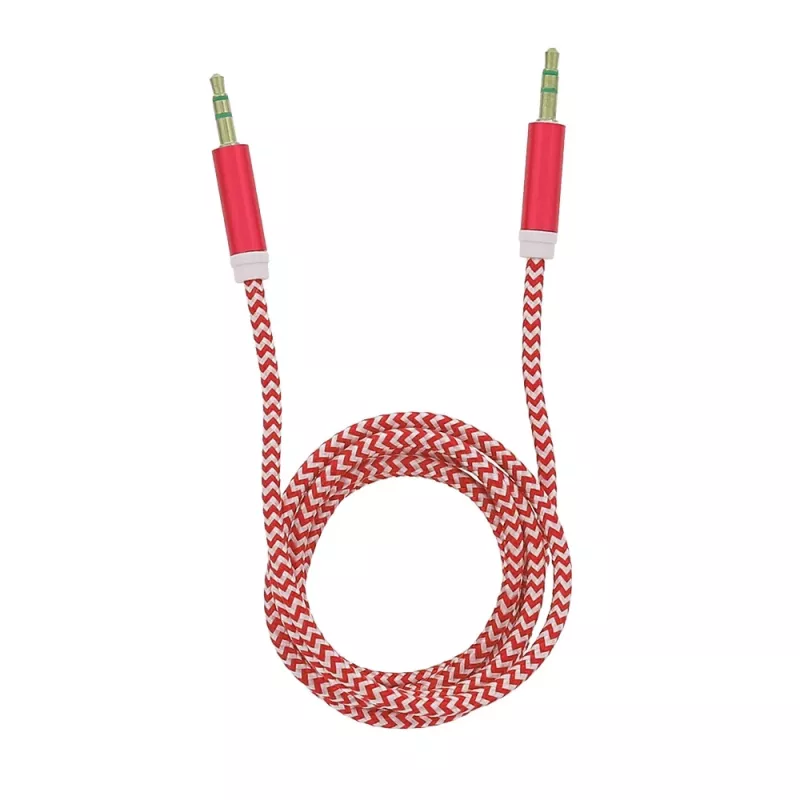 Garso kabelis Tellur TLL311091 — 3,5 mm lizdas, 1 m, raudonas