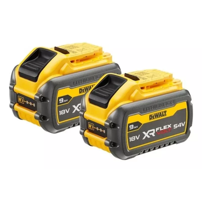 Baterijų komplektas DeWalt DCB547 18V/54V 9,0Ah ir 3,0Ah, 2 vnt.