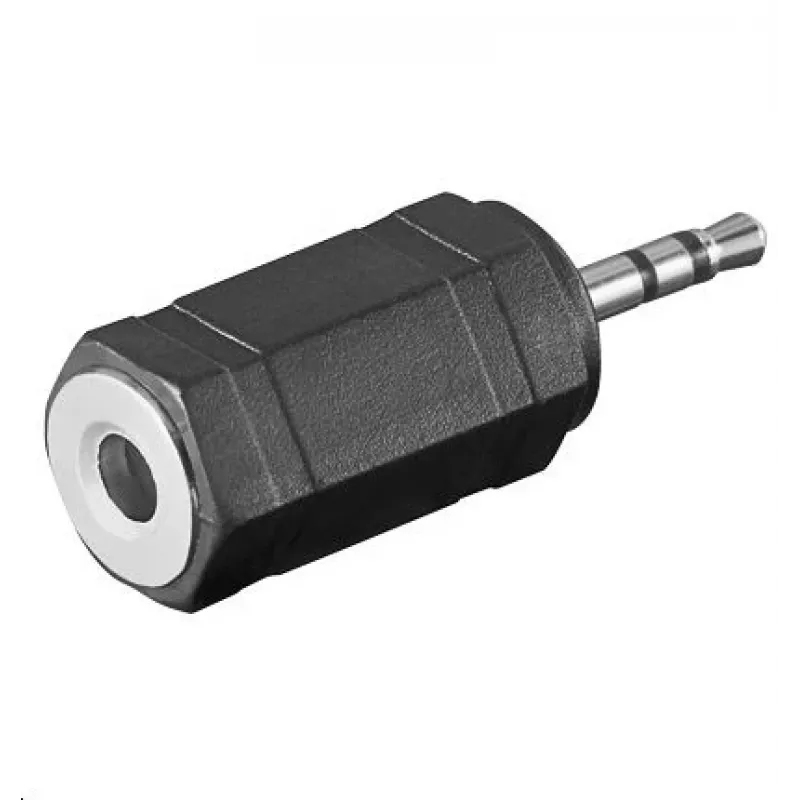 Kabelio sąsajos adapteris Microconnect AUDASM 2,5 mm į 3,5 mm, juodas