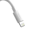 „Baseus TZCALZJ-02“ mobiliojo telefono laidas baltas 1,5 m USB A Lightning