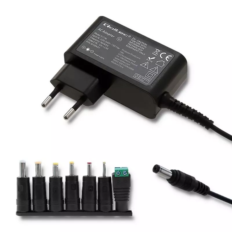 Maitinimo adapteris Qoltec 51736 Vidinis 30 W Juodas