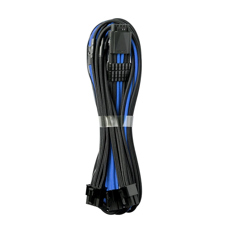 Maitinimo kabelių rinkinys CableMod C-Series PRO ModMesh 12VHPWR StealthSense juoda/mėlyna apvalkalu