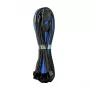 Maitinimo kabelių rinkinys CableMod C-Series PRO ModMesh 12VHPWR StealthSense juoda/mėlyna apvalkalu
