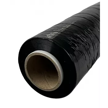 Tempimo plėvelė BESTPAK 23 µm juoda, rulono plotis 1,5 m, šerdis 1,2 in, polietilenas