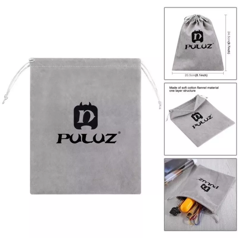43 dalių „Puluz“ priedų rinkinys sportinėms kameroms (įskaitant Osmo Action 5 Pro, Ace Pro 2) PKT47