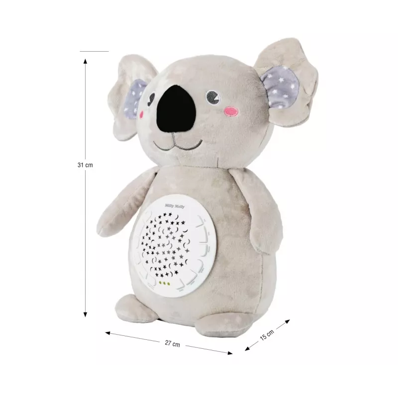 Pliušinis projektoriaus žaislas milly mally Koala Projector Plush Toy modelis 5661