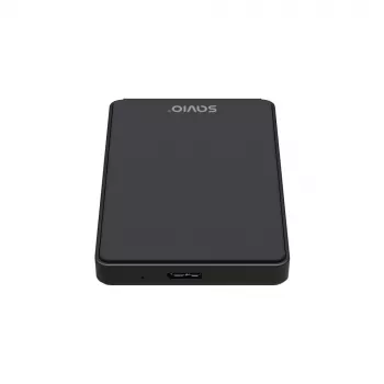 HDD/SSD korpusas SAVIO AK-65 Juodas 2,5 colio SATA USB 3.0 5 Gbit/s Micro-USB