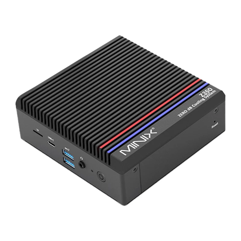 Mini PC MiniX Z350 N350 16 GB RAM 512 GB SSD kompaktiškas stalinis kompiuteris