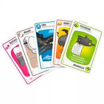 Exploding Kittens - 2 žaidėjų leidimas, kortų žaidimas