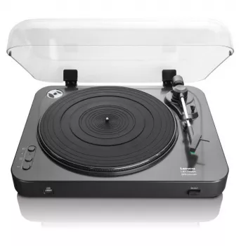 Belt-drive audio turntable Lenco LBT-120BK Juoda Semi Automatic