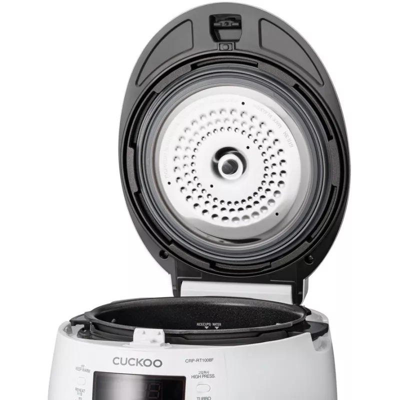 Cuckoo CRP-RT1008F, balta, 1,8 l, aliuminis, LED, mygtukai, 1,2 m