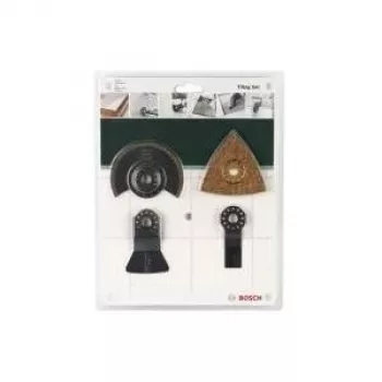 „Bosch Starlock“ 4 dalių plytelių rinkinys, metalo apdirbimui, medienos apdirbimui, 4 įrankiai